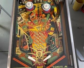 1980 Gottlieb Buck Rogers Pinball Machine Parts/Repair 72x58.25x24in HxWxD