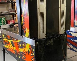 1980 Gottlieb Buck Rogers Pinball Machine Parts/Repair 72x58.25x24in HxWxD