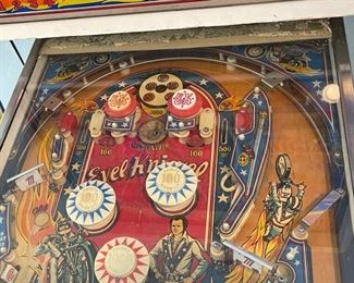 Bally Evel Knievel Pinball Machine 70x30x53in HxWxD