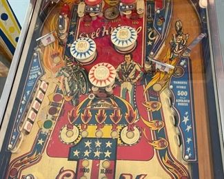 Bally Evel Knievel Pinball Machine 70x30x53in HxWxD