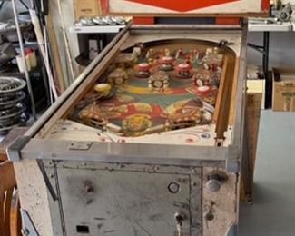 1963 Bally Star-Jet Pinball Machine Parts/Repair 71x29x55in HxWxD
