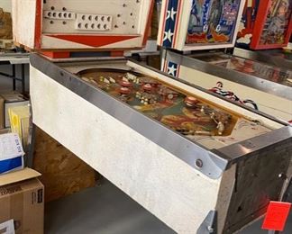 1963 Bally Star-Jet Pinball Machine Parts/Repair 71x29x55in HxWxD