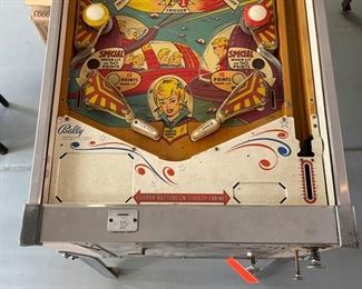 1963 Bally Star-Jet Pinball Machine Parts/Repair 71x29x55in HxWxD