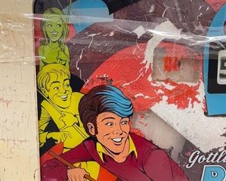 1973 Gottlieb Pro Pool Back Box Pinball machine 26x26x9in HxWxD