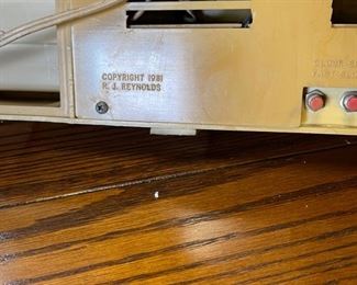 AS-IS Camel lights Cigarette Display Sign Clock 7x13.75x4in HxWxD