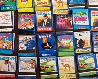 Lot of 40+ Camel Cigarette matches