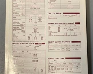 1983 Datsun Pickup Service Manual Nissan 11x8.5in