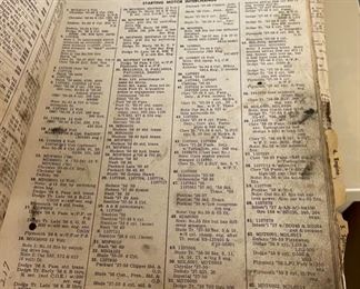 Hollander 26th Edition 1960s Parts Catalog 12x9x2in