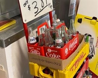 Vintage Coca Cola Advertising Bottle Crate Hand Truck Dolly Coke 48x18x18in