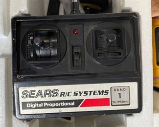 Sears Super Lobo RC Car Vintage Box: 7x10.5x17 HxWxD