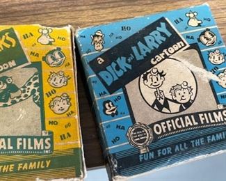 1930s Lot of 5 Vintage 16mm Cartoon Films Sportbeams Dick and Larry 4x4in