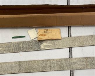 NOS Chevy Windshield Glareshade Sedans 987115 Glare Shade Box:1.5x4.5x55in HxWxD