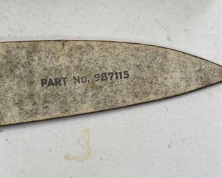 NOS Chevy Windshield Glareshade Sedans 987115 Glare Shade Box:1.5x4.5x55in HxWxD