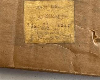 NOS Chevy Windshield Glareshade Sedans 987115 Glare Shade Box:1.5x4.5x55in HxWxD