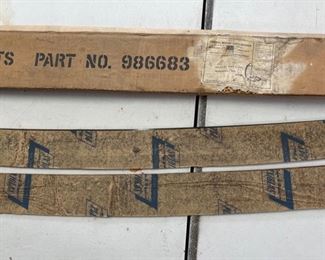 NOS 1953 Chevy 2 Door and 4 Door 986683 Glare Shade Box: 4.75x1.25x53in HxWxD