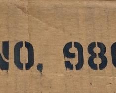 NOS 1953 Chevy 2 Door and 4 Door 986683 Glare Shade Box: 4.75x1.25x53in HxWxD