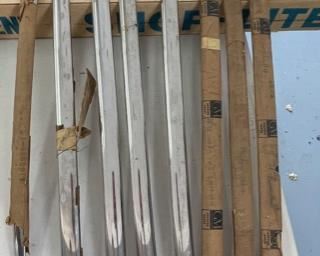 7pc 1942 –1952 Chevy Fleetline Chevrolet NOS Trim Pieces Fleet Line Approx; 42x4x3in HxWxD