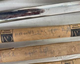 7pc 1942 –1952 Chevy Fleetline Chevrolet NOS Trim Pieces Fleet Line Approx; 42x4x3in HxWxD