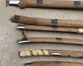 6pc 1949 – 1952 Chevrolet NOS Trim Pieces Chevy Fleetline Deluxe 4 door Sedan, Fleetline Special 4 door Sedan, Styleline Deluxe 4 door Sedan, Styleline Special 4 door Sedan Approx: 39in Long