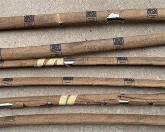 6pc 1949 – 1952 Chevrolet NOS Trim Pieces Chevy Fleetline Deluxe 4 door Sedan, Fleetline Special 4 door Sedan, Styleline Deluxe 4 door Sedan, Styleline Special 4 door Sedan Approx: 39in Long