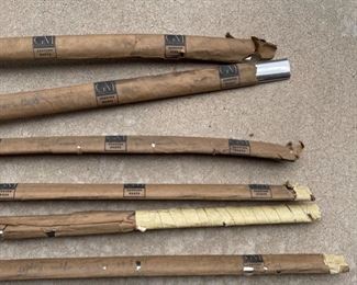 6pc 1949 – 1952 Chevrolet NOS Trim Pieces Chevy Fleetline Deluxe 4 door Sedan, Fleetline Special 4 door Sedan, Styleline Deluxe 4 door Sedan, Styleline Special 4 door Sedan Approx: 39in Long