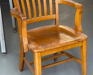 Vintage Oak Arm Chair