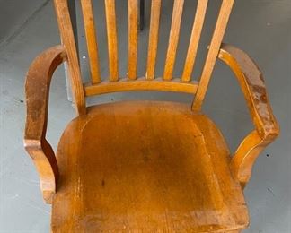 Vintage Oak Arm Chair