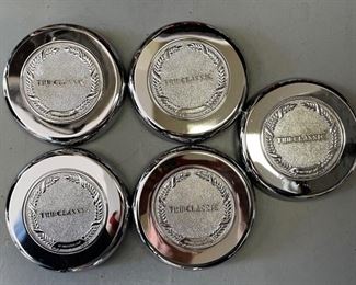 5pc True Classic True Spoke Center Caps Hubcaps 6.75in Diameter