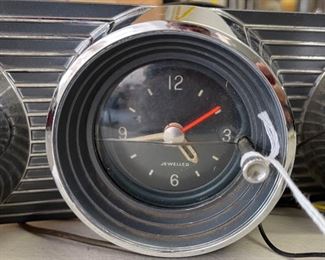1964 Pontiac Grand Prix Triple Dash Gauge Cluster Clock Fuel & Battery GM NICE 3.5x12x3.5in HxWxD