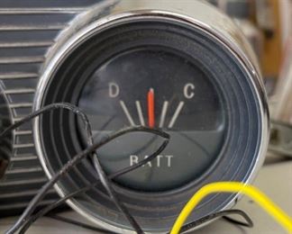 1964 Pontiac Grand Prix Triple Dash Gauge Cluster Clock Fuel & Battery GM NICE 3.5x12x3.5in HxWxD