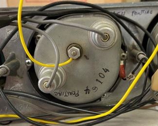 1964 Pontiac Grand Prix Triple Dash Gauge Cluster Clock Fuel & Battery GM NICE 3.5x12x3.5in HxWxD