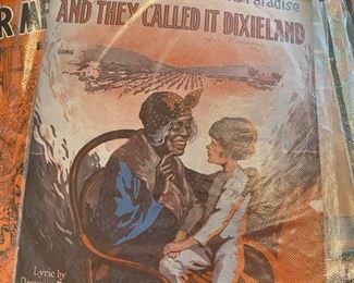 Rare song books/sheet music very old over 115 pieces