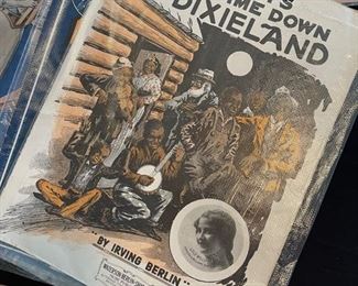 Rare song books/sheet music very old over 115 pieces