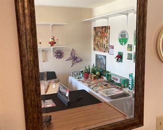 Mirror 27 inches wide by 33 inches tall