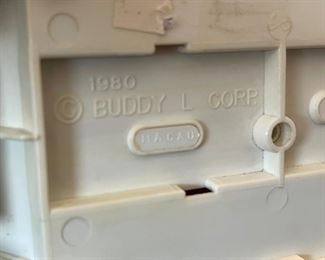 1980 Buddy L Coca Cola Tractor Trailer Truck With Coke Dispenser & Coke Refills 14.5 in x 3 in X 4.5 inches