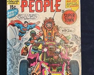 Forever People #1 By Jack (King) Kirby (Mar 1971) FN+ Uncertified, ungraded. 10.25x 7 inches