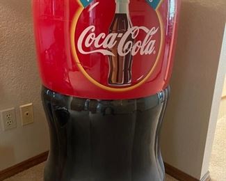 Vintage Coca Cola Coke Bottle Cooler Advertising Store Display Ice Chest HUGE 79inches Tall 79inches Tall 22 inches wide
