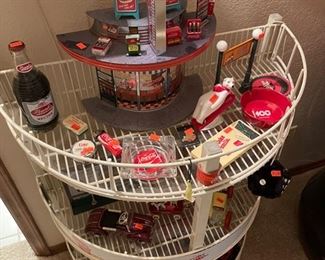 Vintage Coca-Cola metal wire rack Soda bottle display Wisconsin 28“ x 14“ x 38“