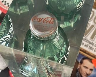 Rare Coca-Cola shareholder bottle 9.25 x 4 x 4