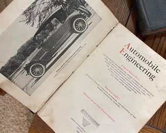 Automobile Engineering Books - Set of 5 - 1925 American Technical Society