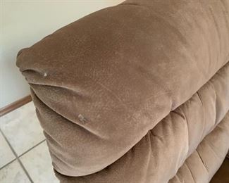 Brown Suede Lazy Boy Recliner #1 38x34x35 HxWxD