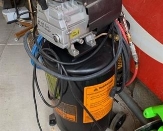 Central Pneumatic 21 Gallon Vertical Compressor 3HP 40x16x18 HxWxD