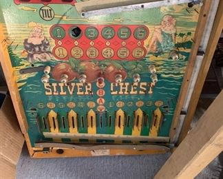 1950s Silver Chest Pinball Machine Spare Parts ONLY 33x24x6 HxWxD