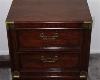 1 of 2 Bassett Asian Inspired Nightstand