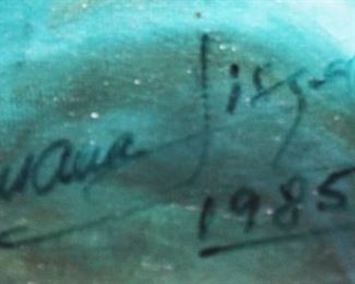 Signature on Portrait 