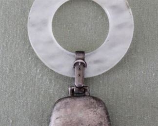 Sterling Bell Shape Teething Ring