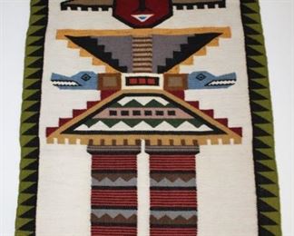 3 of 3 Mexican Woven Wall Art Hanging