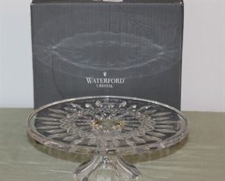 Waterford Lismore Footed Cake Plate 