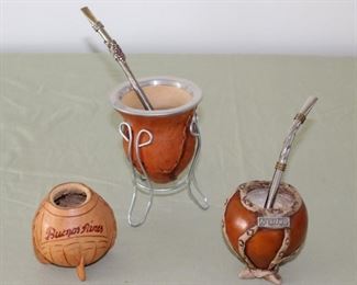 Yerba Mate Gourd Cups