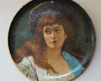 Early Copeland Portrait Wall Plaque